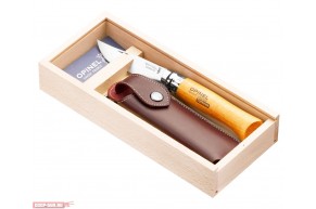 Нож складной Opinel Tradition №08 футляр, чехол (углеродистая сталь)