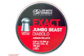 Пневматические пули JSB Exact Jumbo Beast 5.52 мм (150 шт, 2.2 г)