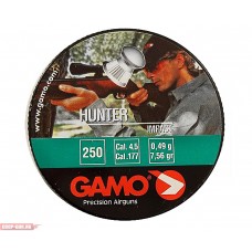 Пневматические пули Gamo Hunter (250 шт, 0.49 г)