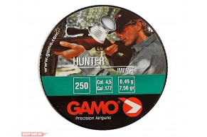 Пневматические пули Gamo Hunter (250 шт, 0.49 г)