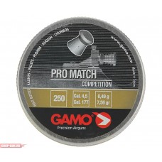 Пневматические пули Gamo Pro-Match (250 шт, 0.49 г)