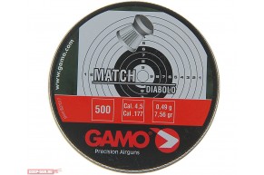 Пули для пневматики Gamo Match (500 шт, 0.49 г)