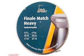 Пули для пневматики H&N Finale Match Heavy (500 шт, 0.53 г)