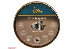 Пули для пневматики H&N Crow Magnum (200 шт, 1.18 г)