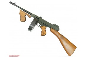 Макет пистолет пулемета Thompson M1921 Гангстерский Denix D7 / 1092 (ММГ)