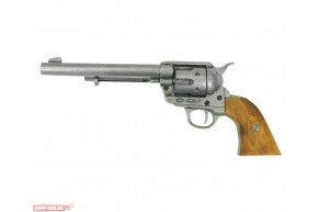 Макет револьвера Colt Peacemaker Denix D7 / 1191G (ММГ, Никель, Кавалерийский)