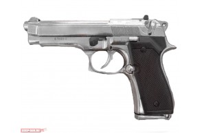 Макет пистолета Beretta M92F D7 / 1254 NQ (Беретта, Хром)