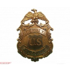 Значок Deputy U.S. Marshal (Латунь)