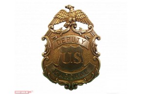 Значок Deputy U.S. Marshal (Латунь)