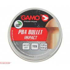 Пневматические пули Gamo PBA Bullet 4.5 мм (125 шт, 0.45 г)