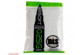 Шарики для страйкбола BLS 0,25g (6 мм, 1 кг)