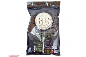 Шарики для страйкбола трассирующие BLS 0.25g (6 мм, 1 кг)