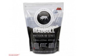 Шарики для страйкбола Mad Bull 0.20g (6 мм, 1 кг)