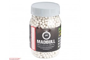 Шарики для страйкбола Mad Bull 0.36g (6 мм, 1 кг)