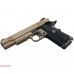 Страйкбольный пистолет KJW Colt 1911A1 M.E.U. Tan (Blowback)