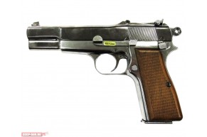 Страйкбольный пистолет WE Browning Hi Power (хром)