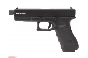 Страйкбольный пистолет KJW Glock G17 GBB (6 мм, KP-17 TBC CO2)