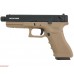 Страйкбольный пистолет KJW Glock G18 GBB Tan (6 мм, KP-18-TBC CO2)