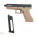 Страйкбольный пистолет KJW Glock G18 GBB Tan (6 мм, KP-18-TBC CO2)