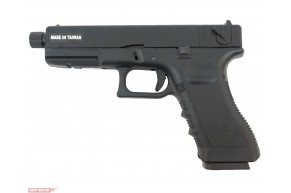 Страйкбольный пистолет KJW Glock G18 GBB (6 мм, KP-18-TBC Gas)