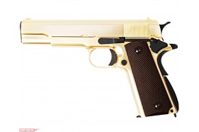 Страйкбольный пистолет WE Colt M1911A1 (6 мм, позолоченный)