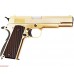 Страйкбольный пистолет WE Colt M1911A1 (6 мм, позолоченный)