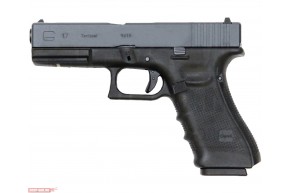 Страйкбольный пистолет WE Glock 17 Gen 4 Black (6 мм, сменные накладки)