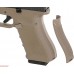 Страйкбольный пистолет WE Glock 17 Gen 4 Tan (6 мм, сменные накладки)