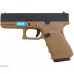 Страйкбольный пистолет WE Glock 19 Gen 4 Tan (6 мм, сменные накладки)