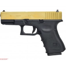 Страйкбольный пистолет WE Glock 19 Gen 3 Titanium Version (6 мм, металл)