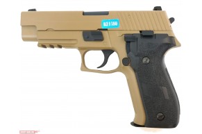 Страйкбольный пистолет WE Sig Sauer P226 MK25 Tan (6 мм, Blowback)