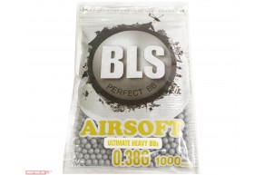 Шарики для страйкбола BLS Precision Grade 0.38g (Серые, 1000 шт)