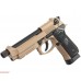 Страйкбольный пистолет KJW M9 A1 GBB Tan (6 мм, Blowback)