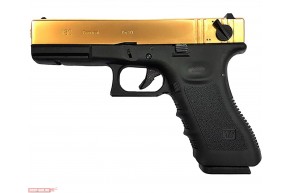 Страйкбольный пистолет WE Glock 18 Gen 3 Titanium Version (6 мм, Green Gas)