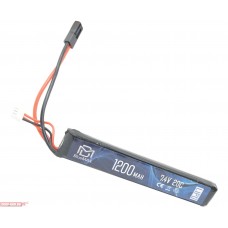 Аккумулятор BlueMax Li-Po 7.4V 1200mah 20C Stick (13.3x21x128 мм, G36, М-серия, Мини-Тамия)