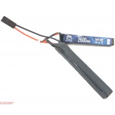 Аккумулятор BlueMax Li-Po 7.4V 2600mAh 20C Nunchuck 2x (Mini Tamiya, 128x21x12 мм)