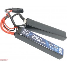 Аккумулятор BlueMax Li-Po 7.4V 3300mAh 20C Nunchuck 2x (Mini Tamiya, 19x21x128 мм)