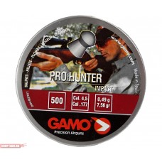 Пневматические пули Gamo Pro-Hunter 4.5 мм (500 шт, 0.49 г)