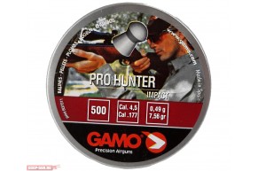 Пневматические пули Gamo Pro-Hunter 4.5 мм (500 шт, 0.49 г)