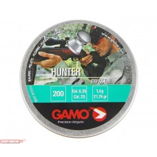 Пневматические пули Gamo Hunter 6.35 мм (200 шт, 1.4 г)