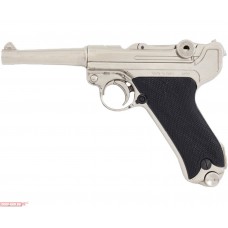 Макет пистолета Denix D7/8143 Luger P08 (ММГ, Германия, никель, 1898 г)