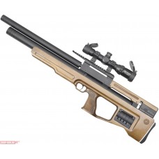 Пневматическая PCP винтовка KalibrGun Cricket Standart BullPup II (6.35 мм, орех)