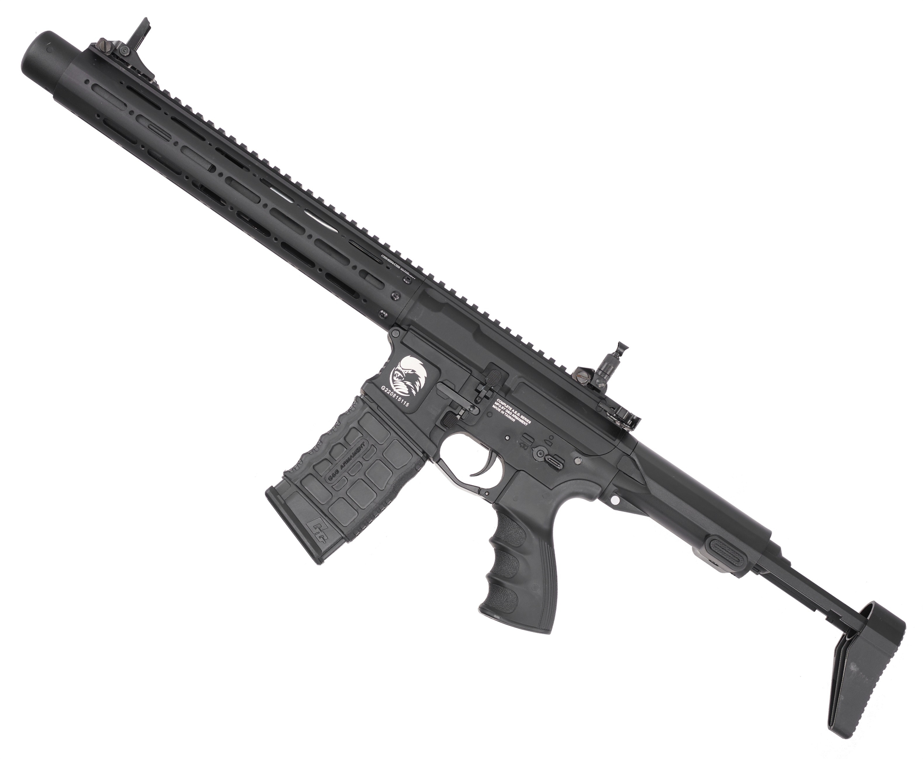 Страйкбольный автомат G&G PDW15-AR (6 мм, 12 дюймов, AR-15)