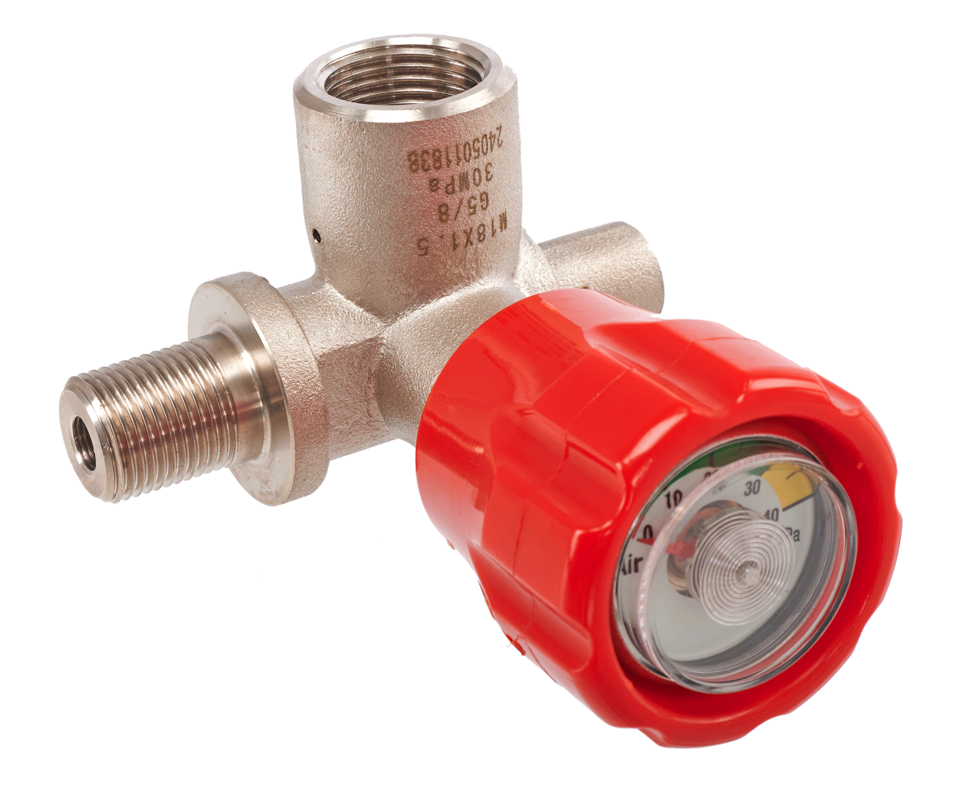 Вентиль баллона ВД Patriot BH-VP1 (М18x1.5, G5/8, манометр)