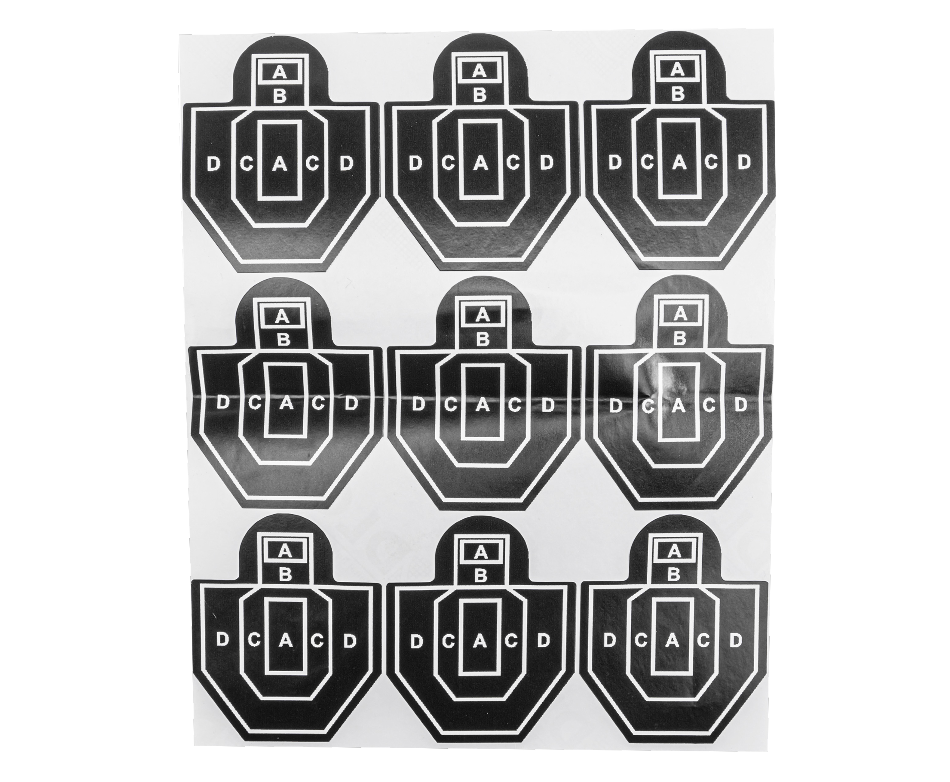 Набор наклеек для мишеней Shootman (9 шт, силуэт)