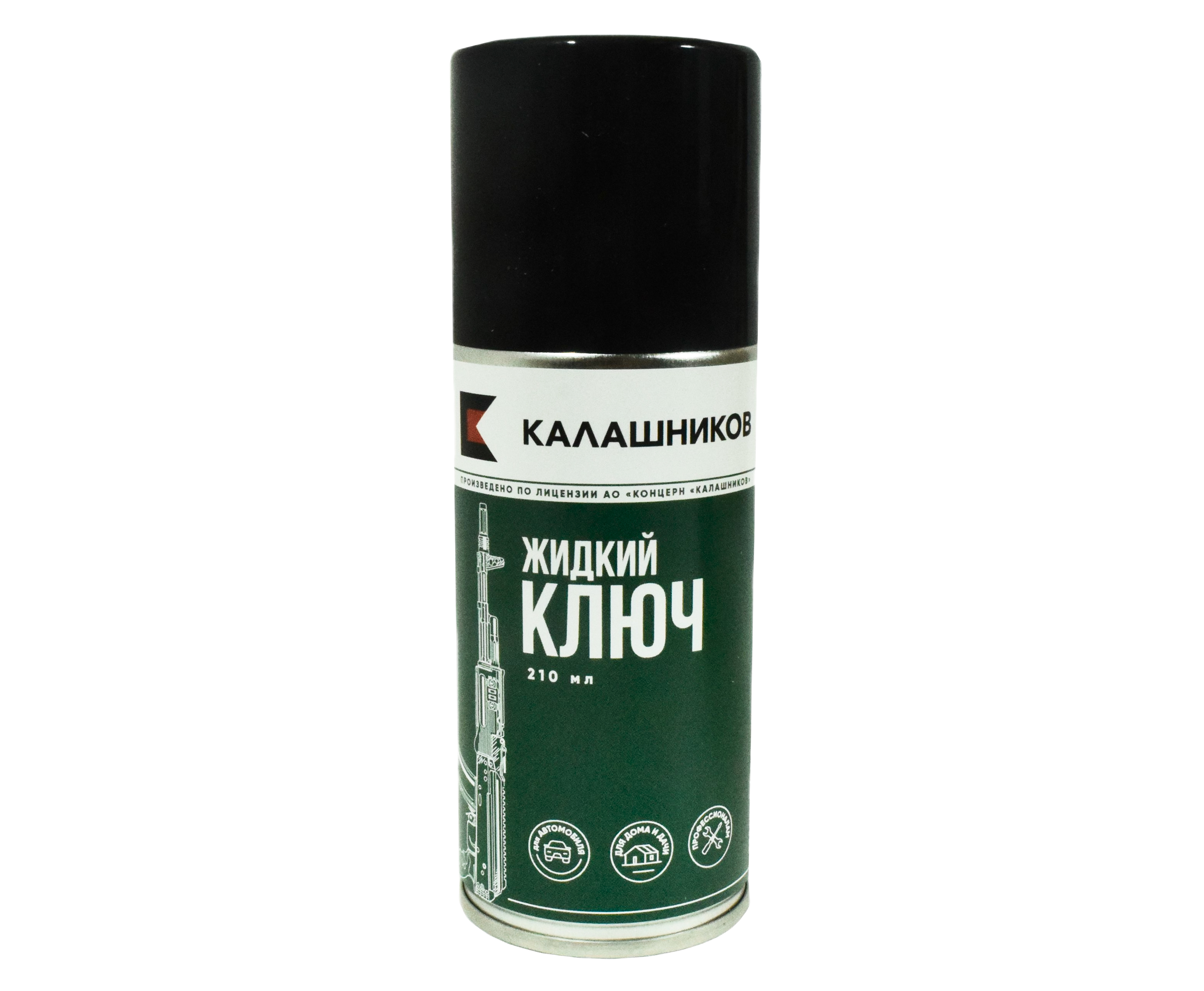 Смазка проникающая Калашников Жидкий ключ (210 мл, аэрозоль)