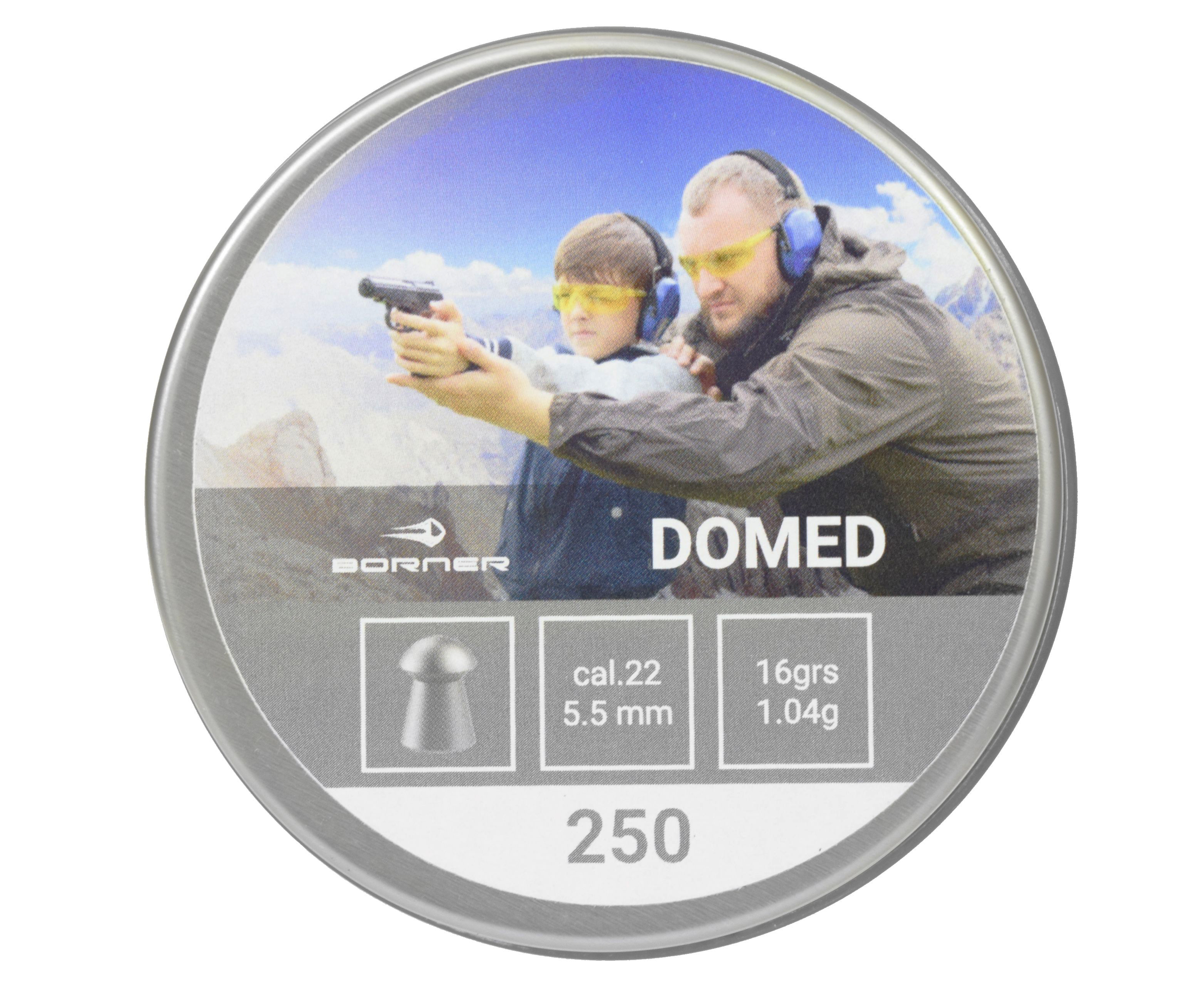 Пули пневматические Borner Domed 5.5 мм (250 шт, 1.04 г)