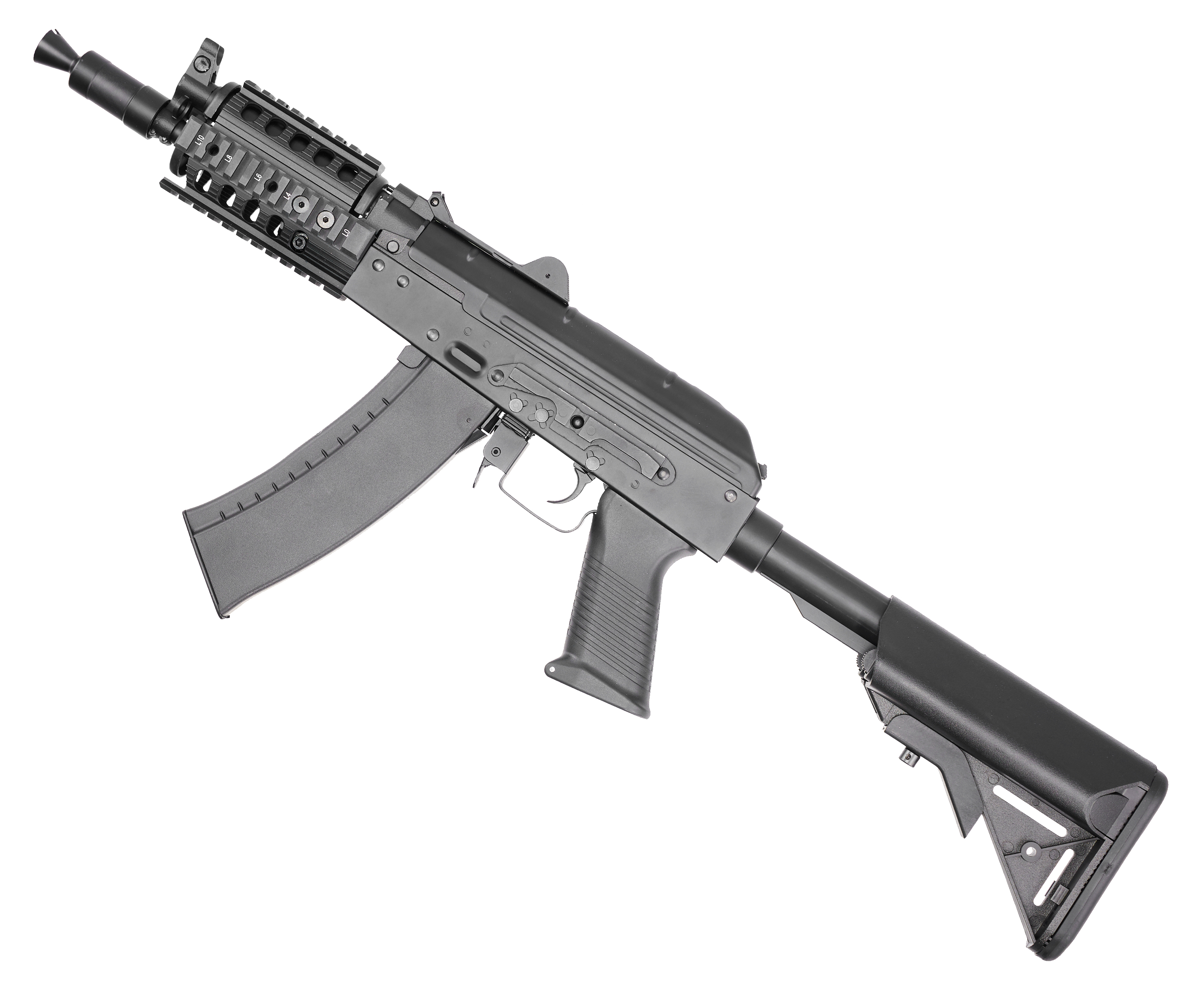Страйкбольный автомат Cyma АКС-74У CM040H (6 мм, телескопический приклад, Калашников)