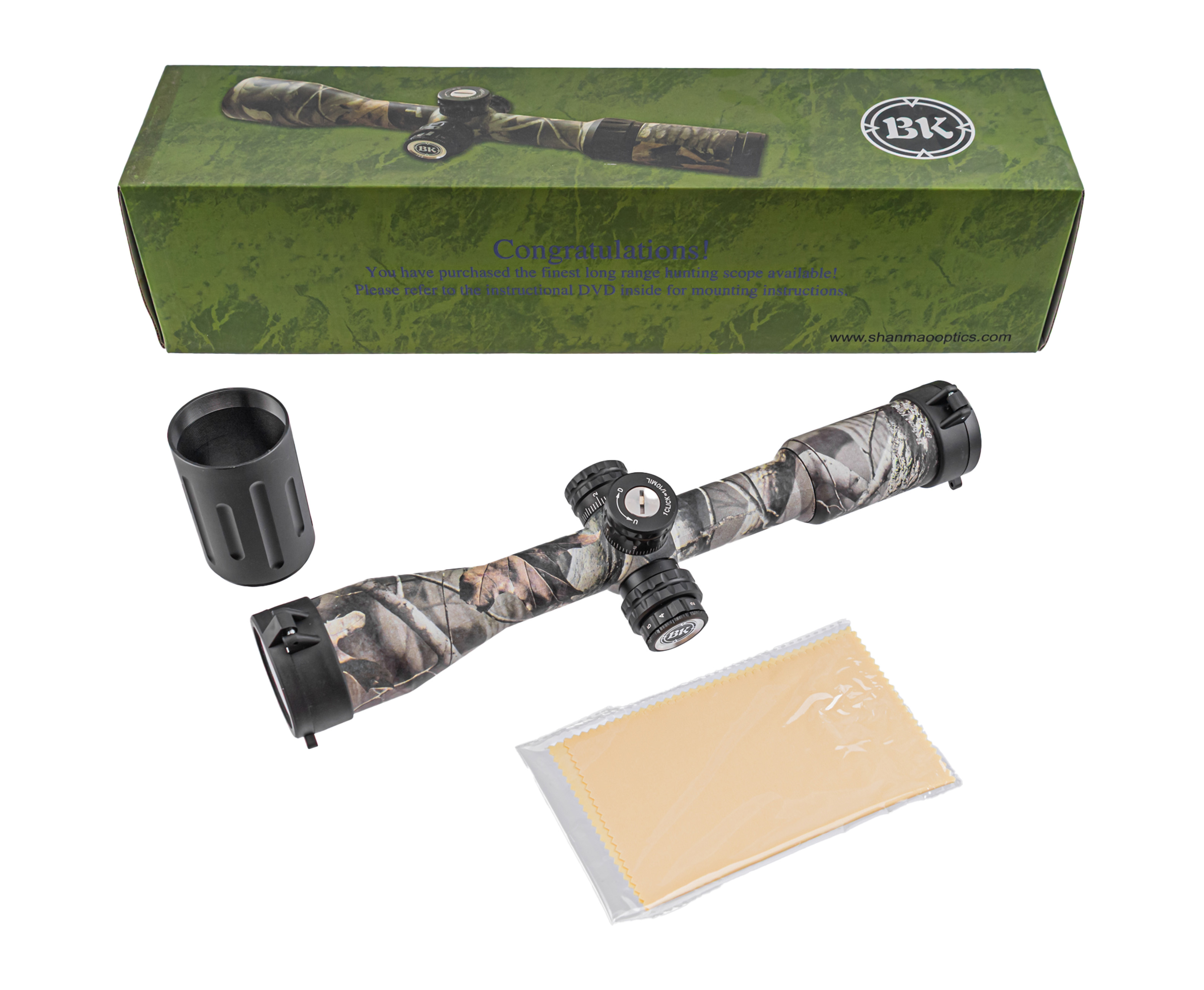 Оптический прицел Bobcat King BK 8x44 SFIR (30 мм, подсветка, SFIR MIL, Camo)