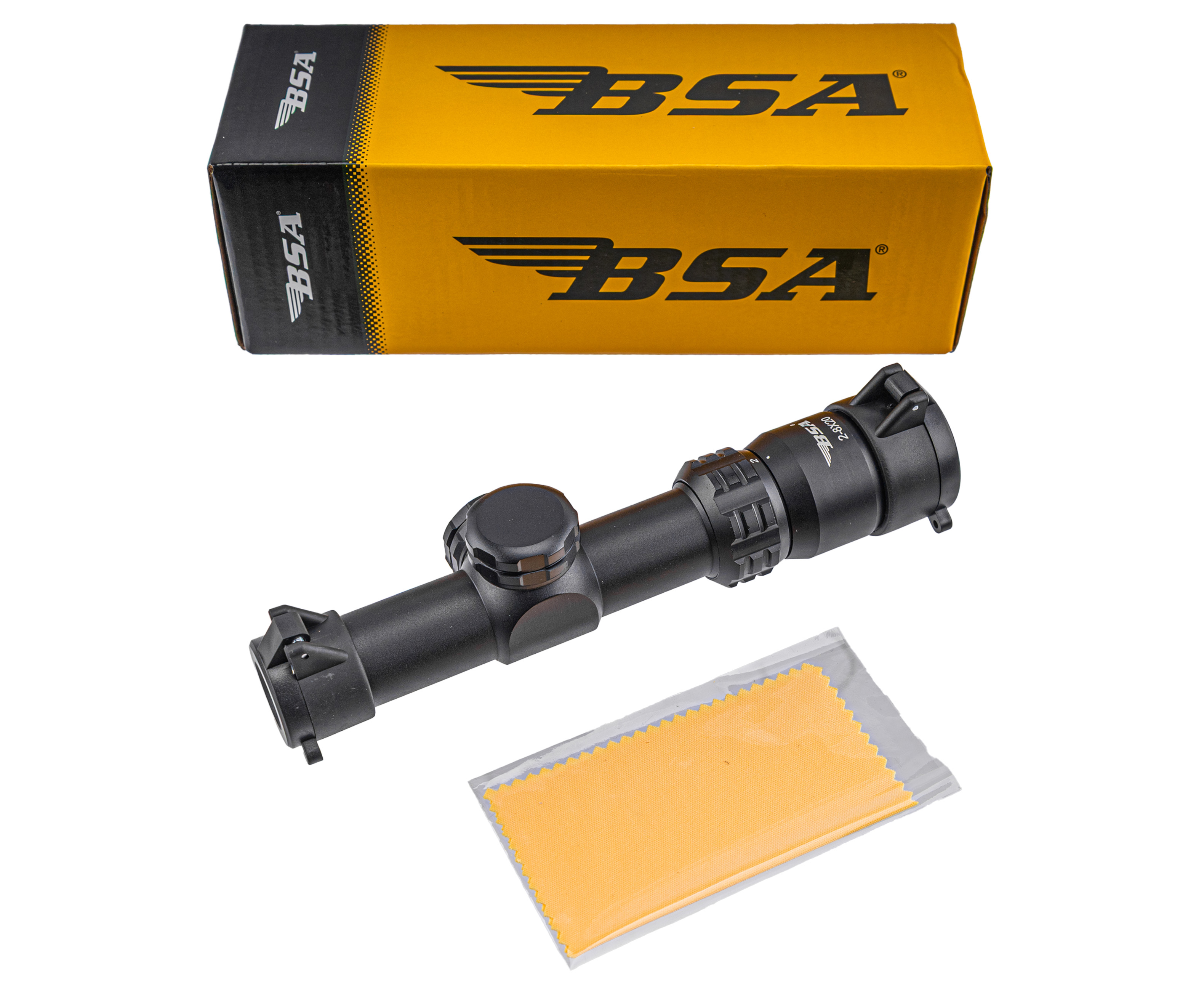 Оптический прицел BSA 2-8x20 Mini (BH-BS282, 25.4 мм, Mil-Dot)